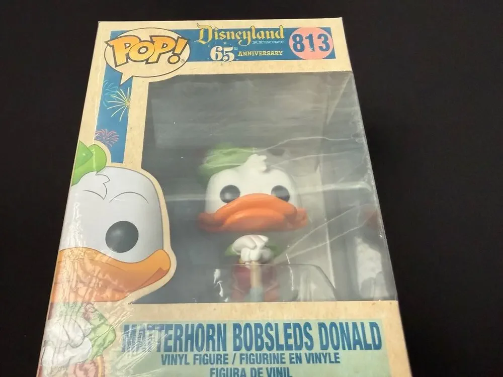 Funko Pop Disneyland 65th Matterhorn Bobsleds Donald 813 Disney Vinyl New